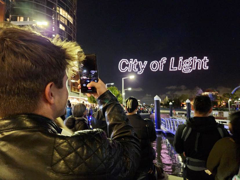 City of Light drone show in Perth. Credit: NIGHT NEWS/NIGHT NEWS